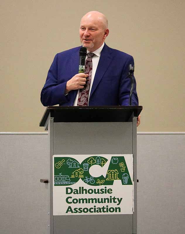 Sheldon Yakiwchuk at Dalhousie Community Association